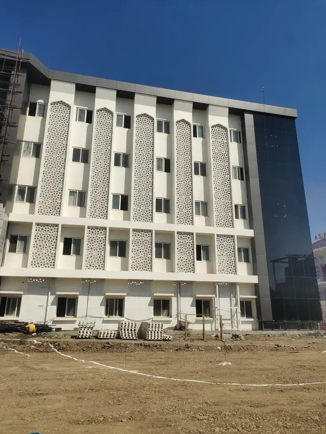Panels between the windows, KBN Hospital, Kalburgi