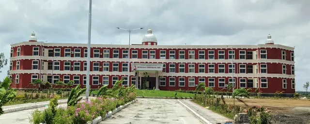 The college front, Veterinary College, Athani